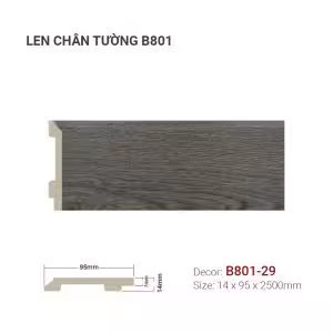 Len Chân Tường Nhựa Cao 95mm B801-29