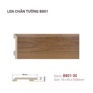 Len Chân Tường Nhựa Cao 95mm B801-30