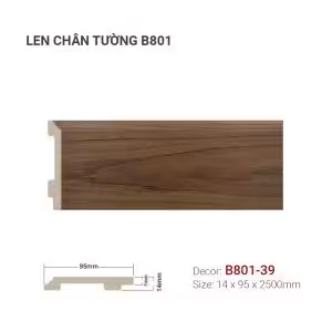Len Chân Tường Nhựa Cao 95mm B801-39