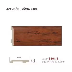 Len Chân Tường Nhựa Cao 95mm B801-5