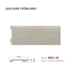 Len Chân Tường Nhựa Cao 95mm B801-50