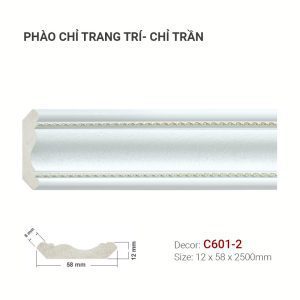 Phào Chỉ Trang Trí Cổ Trần C601-2