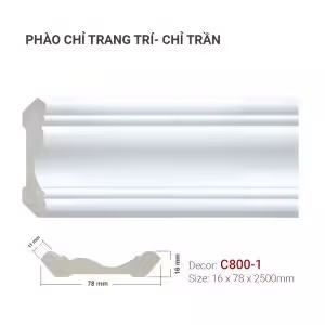 Phào Chỉ Trang Trí Cổ Trần C800-1