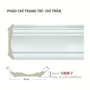 Phào Chỉ Trang Trí Cổ Trần C808-7