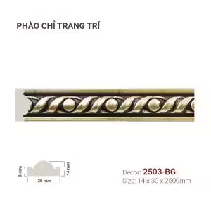 Phào Chỉ Trang Trí Khung Tranh 2503-BG