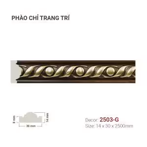 Phào Chỉ Trang Trí Khung Tranh 2503-G