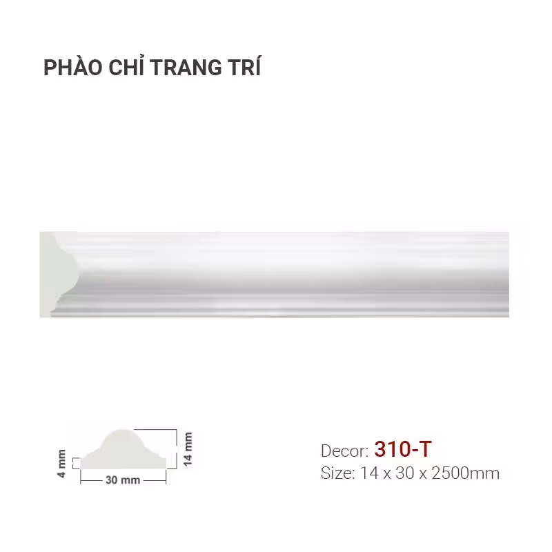 Phào Chỉ Trang Trí Khung Tranh 310-T Phào Chỉ Trang Trí Khung Tranh 310-T