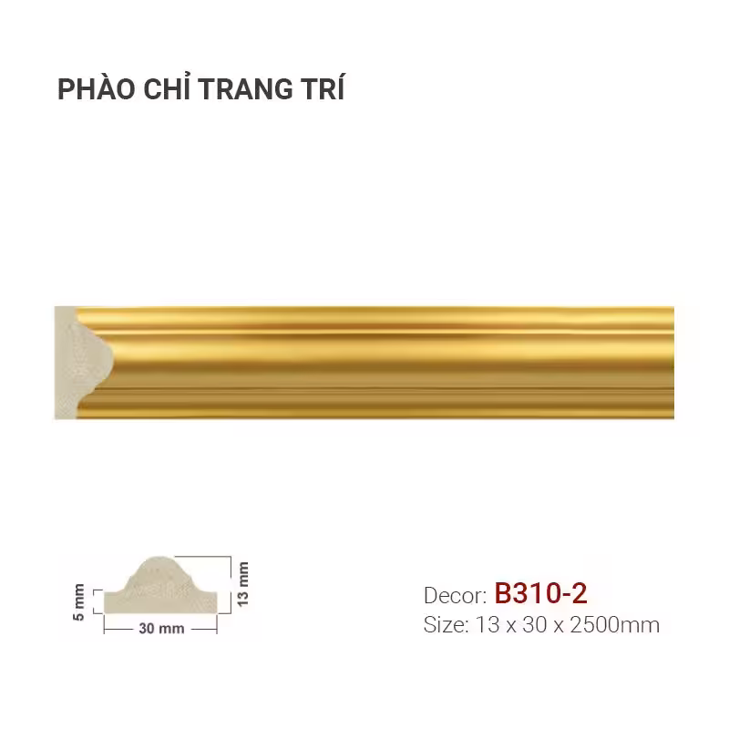 Phào Chỉ Trang Trí Khung Tranh B310-2 Phào Chỉ Trang Trí Khung Tranh B310-2