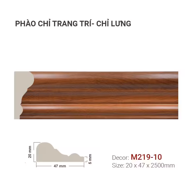 Phào Chỉ Trang Trí M219-10 Phào Chỉ Trang Trí M219-10