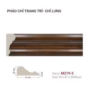 Phào Chỉ Trang Trí M219-3