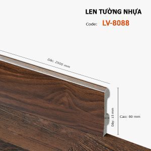 Len Chân Tường Nhựa Cao 80mm LV-8088