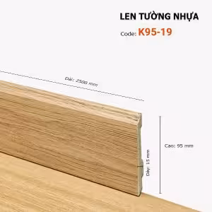 Len Chân Tường Nhựa Cao 95mm K95-19