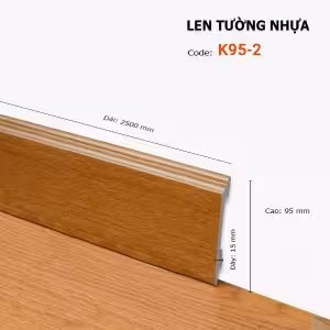 Len Chân Tường Nhựa Cao 95mm K95-2