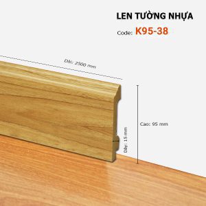 Len Chân Tường Nhựa Cao 95mm K95-38