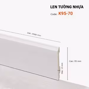 Len Chân Tường Nhựa Cao 95mm K95-70