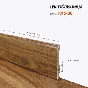 Len Chân Tường Nhựa Cao 95mm K95-86