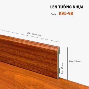 Len Chân Tường Nhựa Cao 95mm K95-98