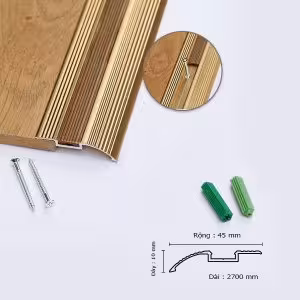 Nẹp Nhôm Cao Thấp Gold KF-RGA1G