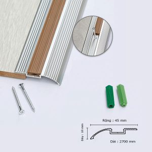 Nẹp Nhôm Cao Thấp Silver KF-RGA1N