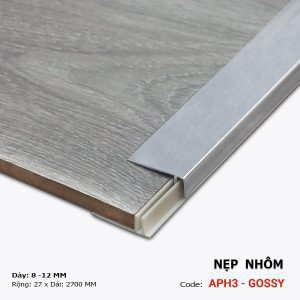 Nẹp Nhôm Kết Thúc Sàn Gỗ APH3 Gossy