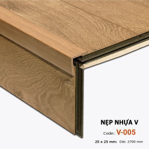 Nẹp Nhựa V25x25 V-005