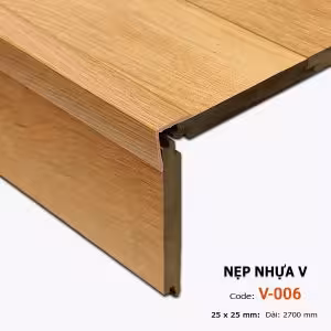 Nẹp Nhựa V25x25 V-006