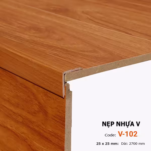 Nẹp Nhựa V25x25 V-102 Nẹp Nhựa V25x25 V-102