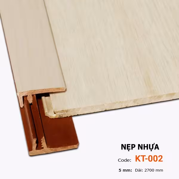 Nẹp Nhựa Kết Thúc Sàn Nhựa 5mm KT-002-5 Nẹp Nhựa Kết Thúc Sàn Nhựa 5mm KT-002-5
