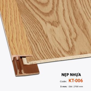 Nẹp Nhựa Kết Thúc Sàn Nhựa 5mm KT-006-5