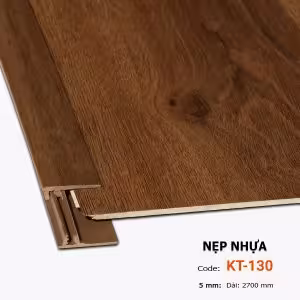 Nẹp Nhựa Kết Thúc Sàn Nhựa 5mm KT-130-5