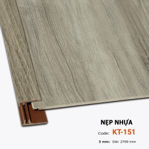 Nẹp Nhựa Kết Thúc Sàn Nhựa 5mm KT-151-5