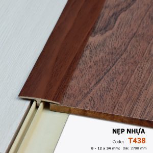 Nẹp Nhựa Nối Sàn Gỗ 8mm T438