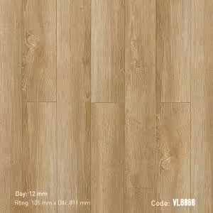 Sàn Gỗ Công Nghiệp 3K-Vina 12mm Bản Nhỏ VL6868