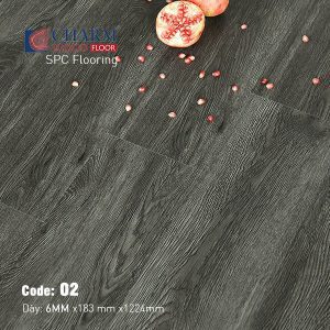 Sàn Nhựa Hèm Khóa Charm 6mm Vân Sần CharmSPC-02