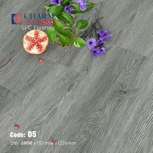 Sàn Nhựa Hèm Khóa Charm 6mm Vân Sần CharmSPC-05