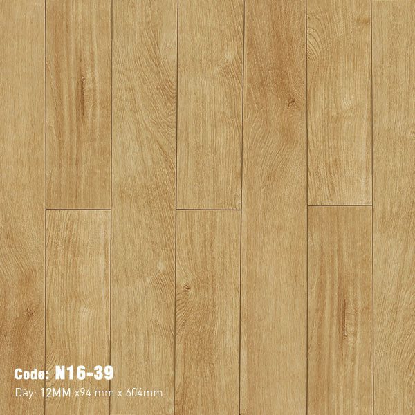 Sàn Gỗ Công Nghiệp Cao Cấp Cốt Đen Bản Nhỏ N16-39 Sàn Gỗ Công Nghiệp Cao Cấp Cốt Đen Bản Nhỏ N16-39
