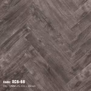 Sàn Gỗ Công Nghiệp Xương Cá Cao Cấp Cốt Đen XC6-68