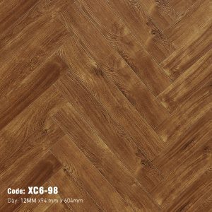 Sàn Gỗ Công Nghiệp Xương Cá Cao Cấp Cốt Đen XC6-98