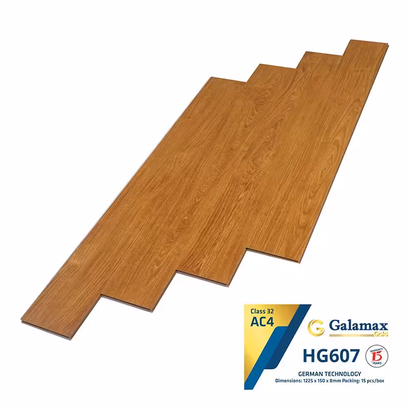 Sàn Gỗ Công Nghiệp Galamax Gold 8mm HG607 Sàn Gỗ Công Nghiệp Galamax Gold 8mm HG607