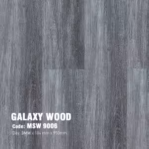 Sàn Nhựa Dán Keo Galaxy Giả Gỗ 3mm MSW 9006