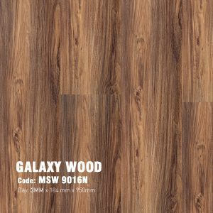 Sàn Nhựa Dán Keo Galaxy Giả Gỗ 3mm MSW 9016N