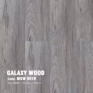Sàn Nhựa Dán Keo Galaxy Giả Gỗ 3mm MSW 9019