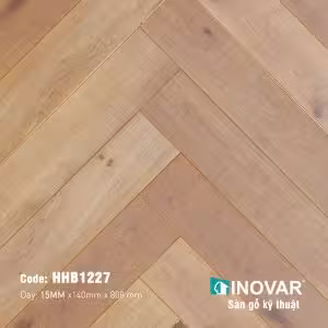 Sàn Gỗ Kỹ Thuật Engineered Xương Cá Inovar HHB1227