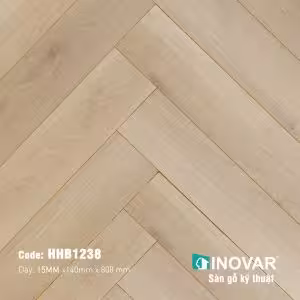 Sàn Gỗ Kỹ Thuật Engineered Xương Cá Inovar HHB1238