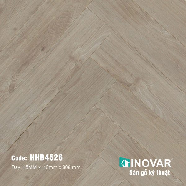 Sàn Gỗ Kỹ Thuật Engineered Xương Cá Inovar HHB4526 Sàn Gỗ Kỹ Thuật Engineered Xương Cá Inovar HHB4526