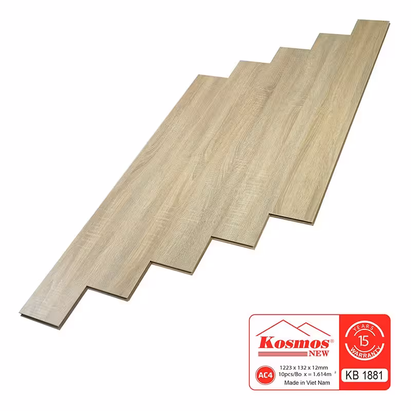 Sàn Gỗ Công Nghiệp Kosmos 12mm KB 1881 Sàn Gỗ Công Nghiệp Kosmos 12mm KB 1881