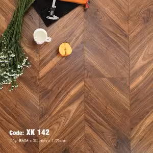 Sàn Gỗ Công Nghiệp Morser 8mm Vân Xương Cá XK142