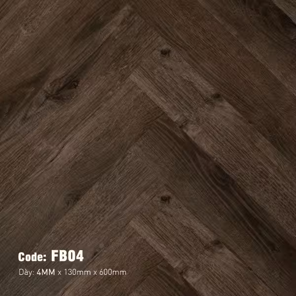 Sàn Nhựa Hèm Khóa Morser 4mm Xương Cá FB04 Sàn Nhựa Hèm Khóa Morser 4mm Xương Cá FB04