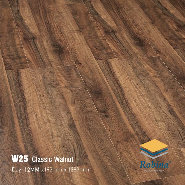 Sàn Gỗ Công Nghiệp Robina 12mm Bản Lớn W25 Sàn Gỗ Công Nghiệp Robina 12mm Bản Lớn W25