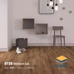 Sàn Gỗ Công Nghiệp Robina 8mm Bản Lớn O120